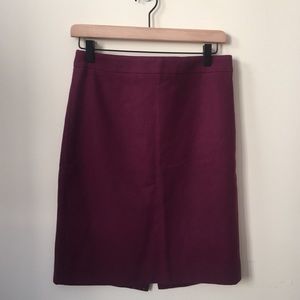 J. Crew Factory Pencil Skirt in Double Serge Wool